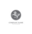 simple horse icon logo free vector image