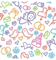 wedding seamless pattern vector image