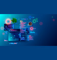 web development coding and programming responsive vector image