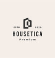 house home mortgage roof architect hipster vector image vector image