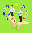 work life balance concept vector image