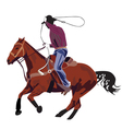 american rider vector image