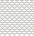 stars line fence seamless pattern vector image vector image