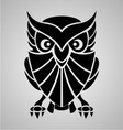 owl tribal vector image