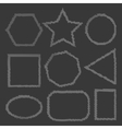 vintage stroke frames vector image