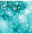 elegant blue christmas background eps 8 vector image vector image