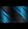 grey banner blue metallic black circuit cyber vector image vector image