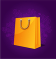 shopping paper bag empty sale vector image vector image