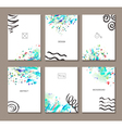 set of templates vector image vector image