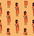 maasai african people in traditional clothing vector image
