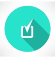 checkmark icon vector image