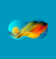 elegant waves and flowing fluid abstract vector image vector image