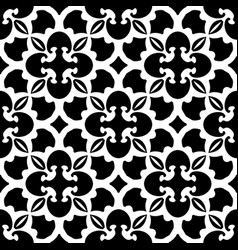 Repeating grey pattern with geometric shapes Vector Image
