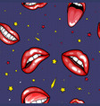 seamless pattern cartoon comic super speech bubble vector image vector image