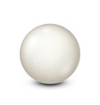 billiard white pool ballsnooker vector image