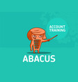 character of the abacus vector image vector image