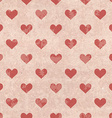 seamless pattern with hearts vector image vector image