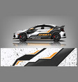 car decal wrap design vector image