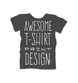 men t-shirt design template vector image vector image