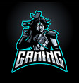 gaming character esport vector image vector image
