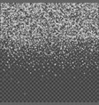white snow background vector image