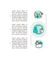p2p lending concept icon with text vector image vector image
