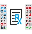 receipt icon vector image