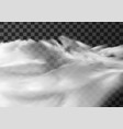 white cloud border weather meteo frame vector image vector image