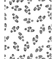 silhouettes of prints shoes vector image