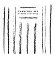 chalk charcoal realistic texture vector image