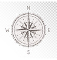 with a vintage textured compass vector image