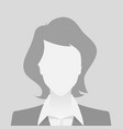 person gray photo placeholder woman vector image