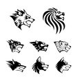 wild beast symbol vector image