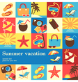 summer vacation vector image