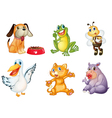 cartoon animals vector image