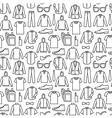 endless clothes background vector image