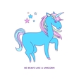 unicorn icon character 01 vector image