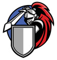 knight mascot vector image