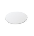 circle beermat bierdeckel isolated on white vector image vector image