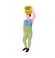 tea picker icon vector image vector image