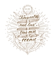 sketch marine ribbon label vector image