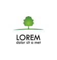 tree logo vector image vector image