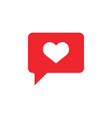 chat love icon design template isolated vector image