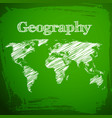 green geography background vector image