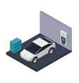 electromobile transport concept vector image vector image
