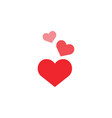 heart love icon design template isolated vector image