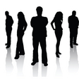 business team vector image