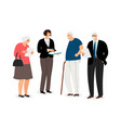 social work concept vector image vector image