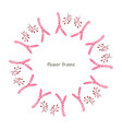 floral setcolorful purple collection vector image vector image