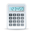 calculator vector image vector image